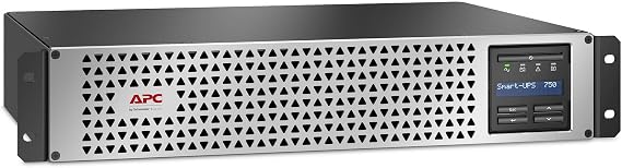 APC Smart-UPS، SMTL750RM2UC 2 U Rack/Tower Back-UPS، 750 VA Backup Battery Power Supply، 6 x NEMA 5-15 R، منفذ SmartConnect، SmartSlot، AVR، شاشة LCD مجمعة مع تخزين USB بسعة 16 جيجابايت