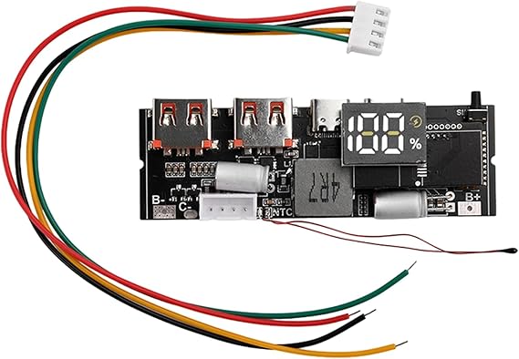 لوحة دوائر وحدة الطاقة 3S 4S 5S مع إمكانيات الشحن السريع PD100W 65W منفذ اختياري من النوع C/TypeA