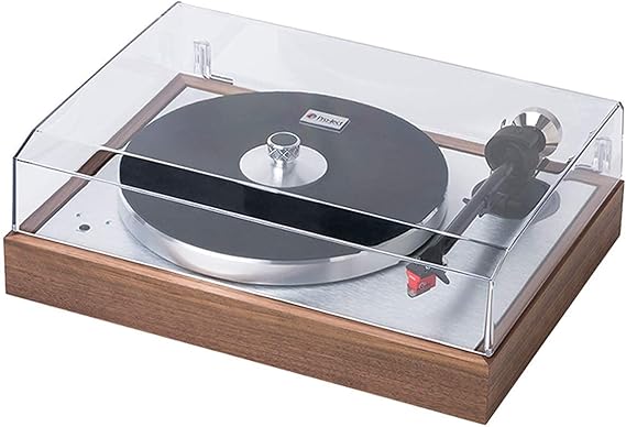 Record Player Belt Driven Record Player 33/45 Speed Wood Material Brown Every Family(