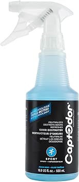 Sports Odor Destroyer Spray 16.9 Fl Oz Pack of 1 - Sports Gear Odor Eliminator & Deodorizer Spray - Neutralizer & Refresher Spray for Protective Equipment, Sportswear & Outdoor Gear
