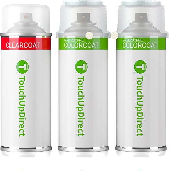 TouchUpDirect 077 Starfire Pearl Tricoat Compatible with Lexus Exact Match Touch Up Paint Aerosol - Essential Kit