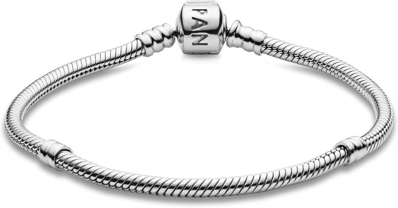 PANDORA مجوهرات أيقونية لحظات ثعبان سلسلة سحر سوار