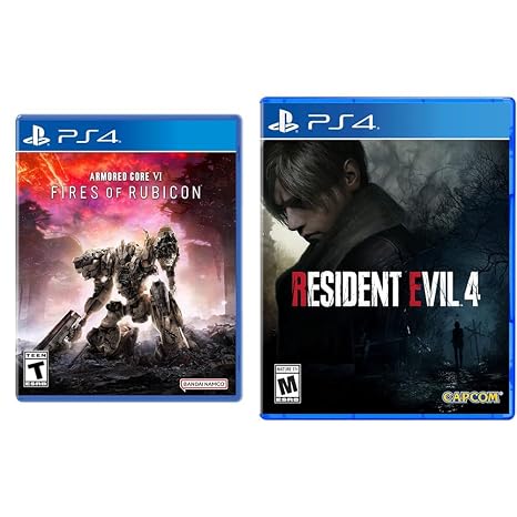 BANDAI NAMCO Entertainment Armored Core VI: حرائق روبيكون (PS4) و Resident Evil 4 - PS4