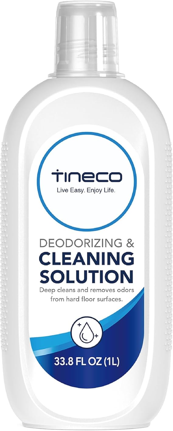 محلول تنظيف الأرضيات Tineco سعة 1 لتر (33.8 أونصة) لسلسلة i5/i6 Stretch & FLOOR ONE S5/S6/S7/S9 Artist & S6/S7/S9 Master & Breeze، (باستثناء سلسلة iFLOOR 5 Steam/S5/S7/S9 Artist Steam) مكنسة كهربائية جافة ورطبة