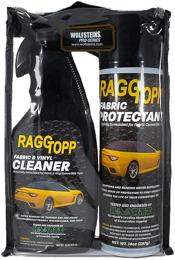 RAGGTOPP Convertible Top Fabric Cleaner & Protectant Kit