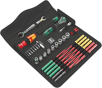 Wera 5135870001 Kraftform Kompakt W 2 الصيانة ، 35 قطعة