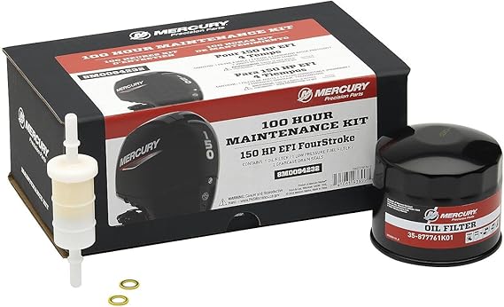 Mercury 8M0094232 150hp FourStroke EFI 100 Hour Maintenance Kit