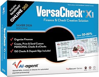 VersaCheck X1 Silver 2026 + VersaCheck ONLINE Silver حزمة فرعية لمدة عام واحد
