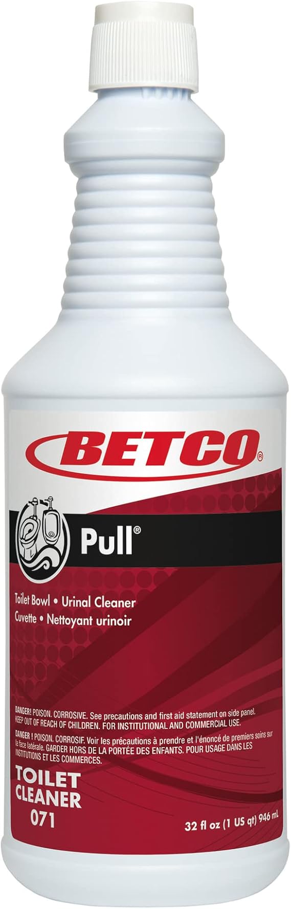 Betco Pull Toilet Bowl Cleaners, 40 Oz Bottle, Case Of 12