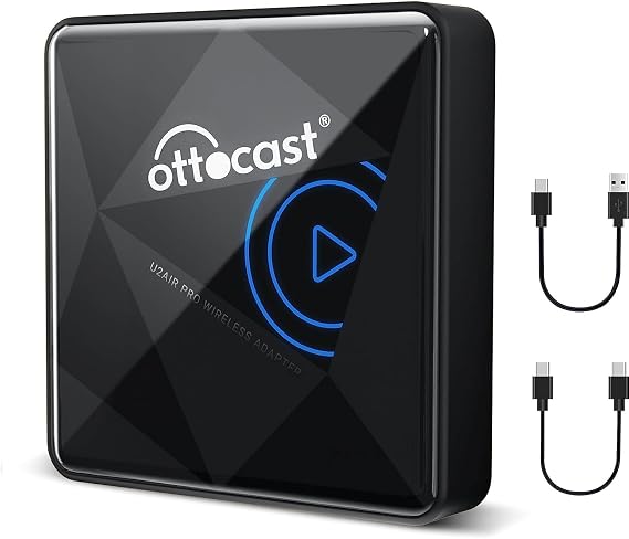 محول CarPlay اللاسلكي لأجهزة iPhone - 2023 الأحدث سلكيًا إلى Wireless Apple Carplay Dongle ، 14S Connection Plug & Play ، Dual-Band WiFi ، لا تأخير ، تحديث عبر الإنترنت, U2-AIR Pro لسيارات OEM السلكية