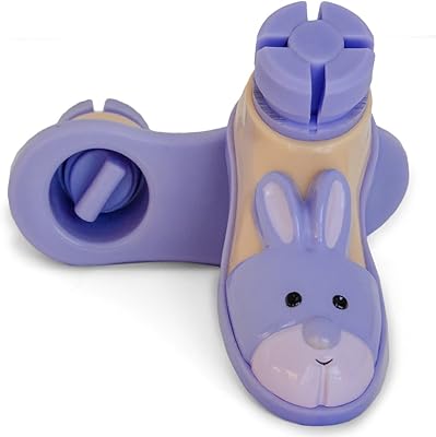 Bunny Slipper Walker Ski Glides for 1 Walker Tubes Purple