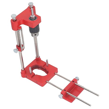 Woodworking Drill Locator: Portable Drillling Guide Adjustable Portable Drilling Tool Precision Drilling Jig Attachment for Accurate Positioning