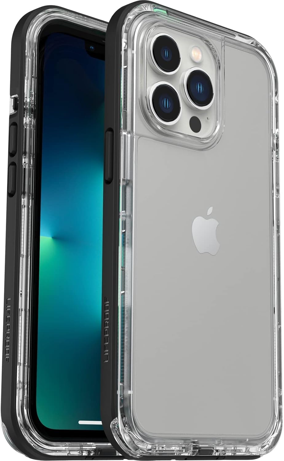 LifeProof Next Series Case for iPhone 13 Pro ( ONLY ) - Black Crystal ( Clear / Black ) 