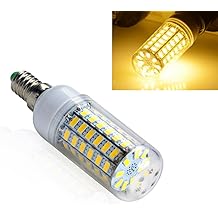 ShuoHui 4X E14 69 SMD 5730 LED Energy Saving Corn Light Bulb Lamp 220V 10W Warm White