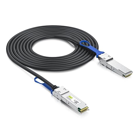 10Gtek 100 Gb/s QSFP28 DAC كابل - 100 GBASE-CR4 ETH 100 GbE QSFP28 إلى QSFP28 السلبي مباشرة إرفاق كابل النحاس لميلانوكس ETH MCP1600-C00AE30N، 0.5-متر
