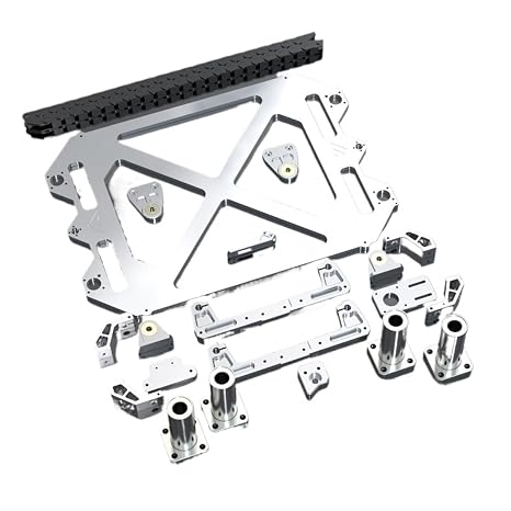 Compatible for VzBoT 330 Vz330 3D Printer High Precision All Metal CNC Z Axis Bracket Kit(Silver)