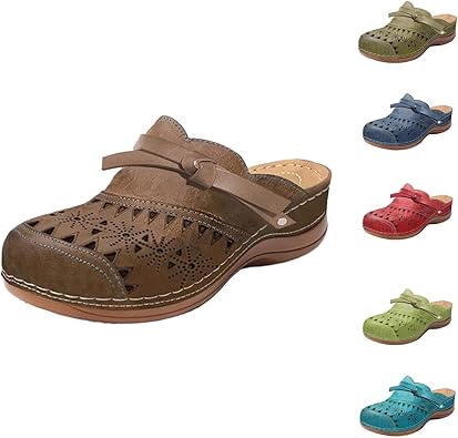 Closed Toe Clogs for Women Slip-On Mules Comfortable Womens Mule Clog Casual Summer Shoes Platform Slides