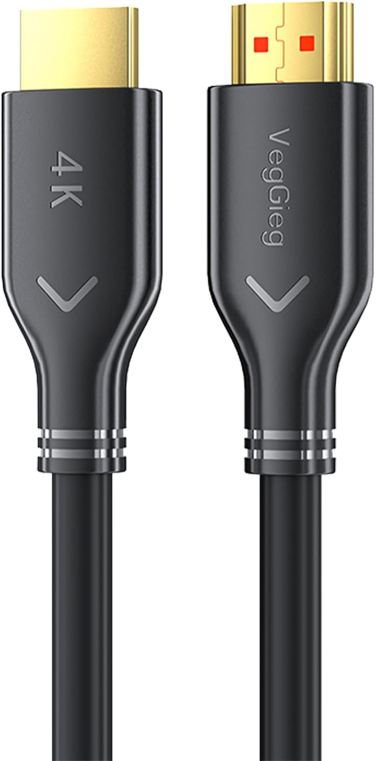كابل Veggieg V-H107 18Gbps HDR 4K 60Hz 3D HDMI 2.0 بطول 1.5 متر