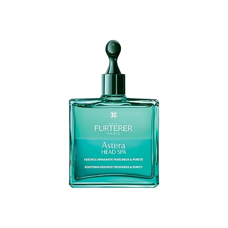 Rene Furterer Head Spa ASTERA مركز مهدئ، علاج فروة الرأس المهدئ قبل الشامبو، فروة الرأس الحساسة للتهدئة - النعناع والأوكالبتوس - بارابين وخالي من السيليكون - 1.6 أونصة