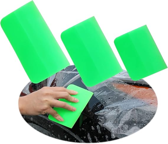 Green PPF Squeegee ، Squeegee كبير الحجم أكثر ملاءمة لتركيب فيلم حماية طلاء السيارة ، مجموعة أدوات تغليف الفينيل وتنظيف الزجاج