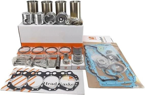 Compatible For Nissan BD30 Overhaul Rebuild Kit Piston Ring Cylinder Liner Full Gasket Set Engine Parts 12010-54T00 12010-54T01 12010-54T61(12010-69T62)