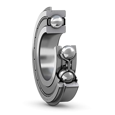SKF 6204-2ZNR Deep Groove ، صف واحد ، 20 مم تتحمل ، 47 مم OD ، دروع مزدوجة ، حلقة التقط