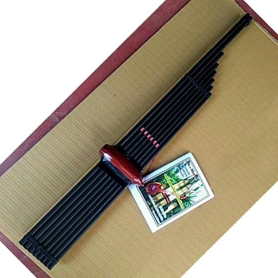 Kan 8 Premium Thai Khaen Bamboo Khen Double Silver Free-Reed Traditional Folk Isan Lao Mouth Organ آلة موسيقية المستوى المهني Am Keys Black