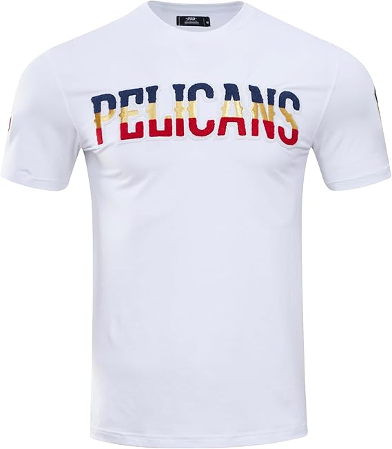 Pro Standard Mens NBA Classic Chenille Cotton Short Sleeve Tee