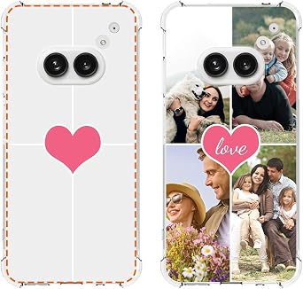 Custom Spotify Code Photo Case for Nothing Phone 2a/(2a)/2a+/(2a) Plus, Customized Personalized Music Player Song Plaque Image Text Picture Shock Protective Corner Airbag Clear Soft Cover Shell
