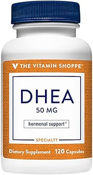 The Vitamin Shoppe DHEA 50MG, Hormonal and Healthy Aging 120 Capsules