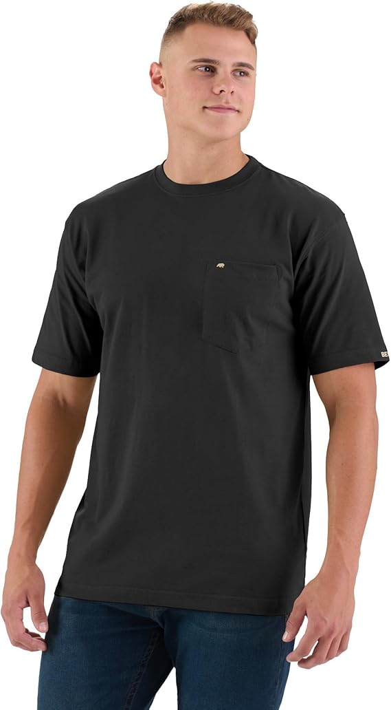 Berne Mens Heavyweight Short Sleeve Pocket Tee