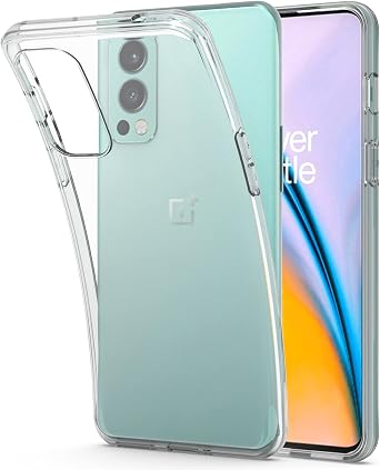CoverON Slim TPU مصمم لـ Oneplus Nord 2 5G Case ، غطاء هاتف ناعم مرن - واضح