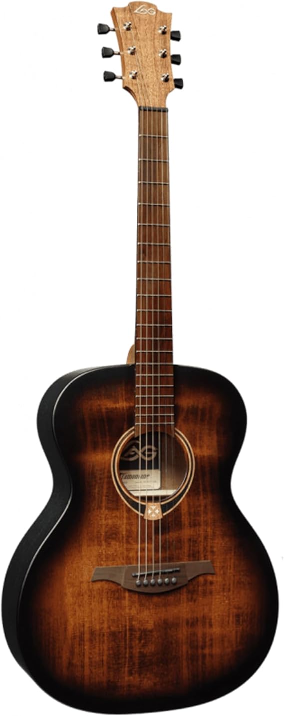 Lag Guitars Tramontane 70 Auditorium Black & Brown