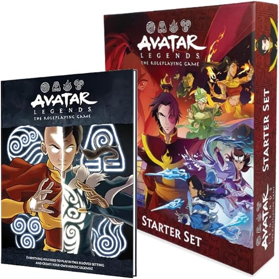 Magpie Games Avatar Legends The Roleplaying Game: مجموعة الكتب الأساسية ومجموعة المبتدئين