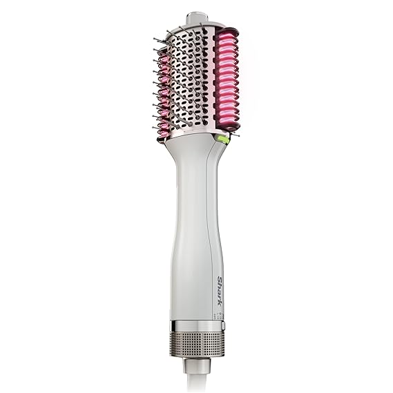 Shark HT202 SmoothStyle Heated Comb + فرشاة مجفف النفخ ، الوضع المزدوج ، لجميع أنواع الشعر ، الحرير