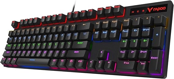 Rapoo V500PRO Wired Mechanical Gaming Keyboard Blue Switches