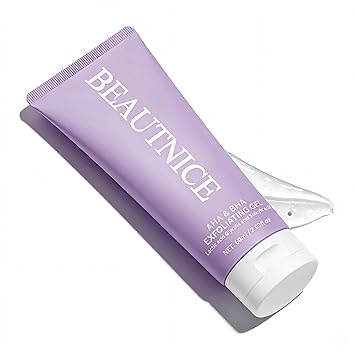 Exfoliating Peeling Gel for Face & Body - Deep Cleansing Acid Peel Scrub to Remove Dead Skin Cells, Blackheads & Impurities - Reveals Soft, Smooth & Brighter Skin (2.03 Oz)