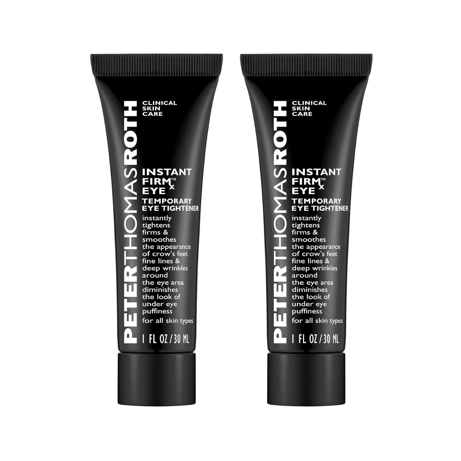 Peter Thomas Roth Eye Care Set - 2 x Instant FIRMx Eye Tightener 30 ml - Instant Firming Eye Serum Against Wrinkles Dark Circles &amp; Puffiness Anti-Ageing Care Duo
