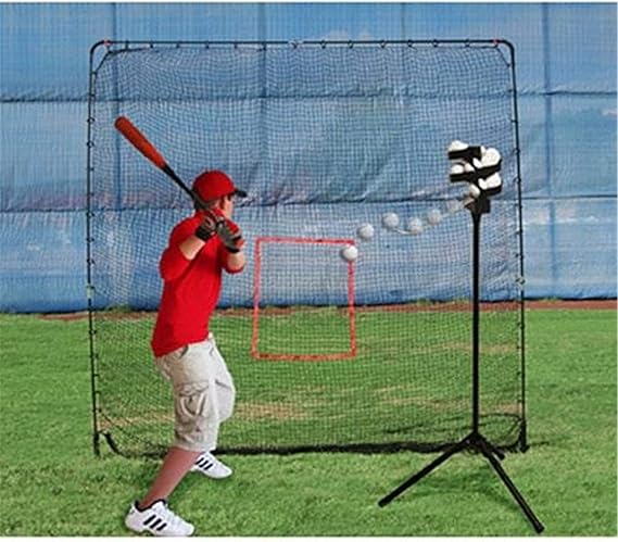 سخان الرياضة Big League Drop Toss Pitching Machine و Big Play Practice Net