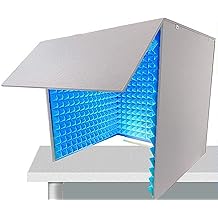 Portable Vocal Booth,Isolation Booth,Sound Booth,Desktop Soundproof Cover,Self Made Sound Recording Studio Equipment,Microphisolation Absorbing Shield,for Studio Desk,Recording Booth, Podcast
