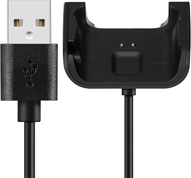 شاحن متوافق مع Amazfit Bip / Bip Lite A1915 A1608 Smartwatch ، استبدال USB A Charger Charging Stand Adapter Station Cradle Dock مع كابل 3.3ft / 1M
