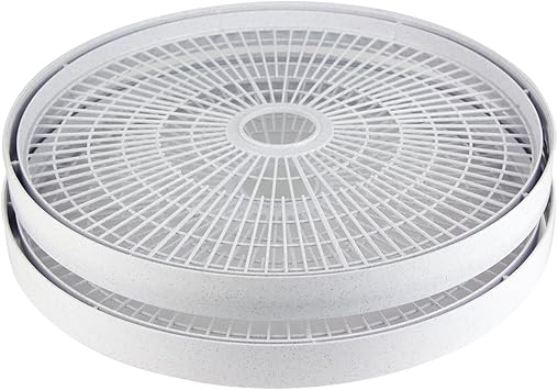 NESCO LT-2SG Snackmaster 13.5 "جفاف طعام إضافي ، أبيض ، 2 عد ، ملحق ، رمادي