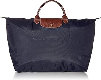 حقيبة سفر كبيرة Longchamp Le Pliage، بحرية، 17.75 بوصة × 13.75 بوصة × 9 بوصة"
