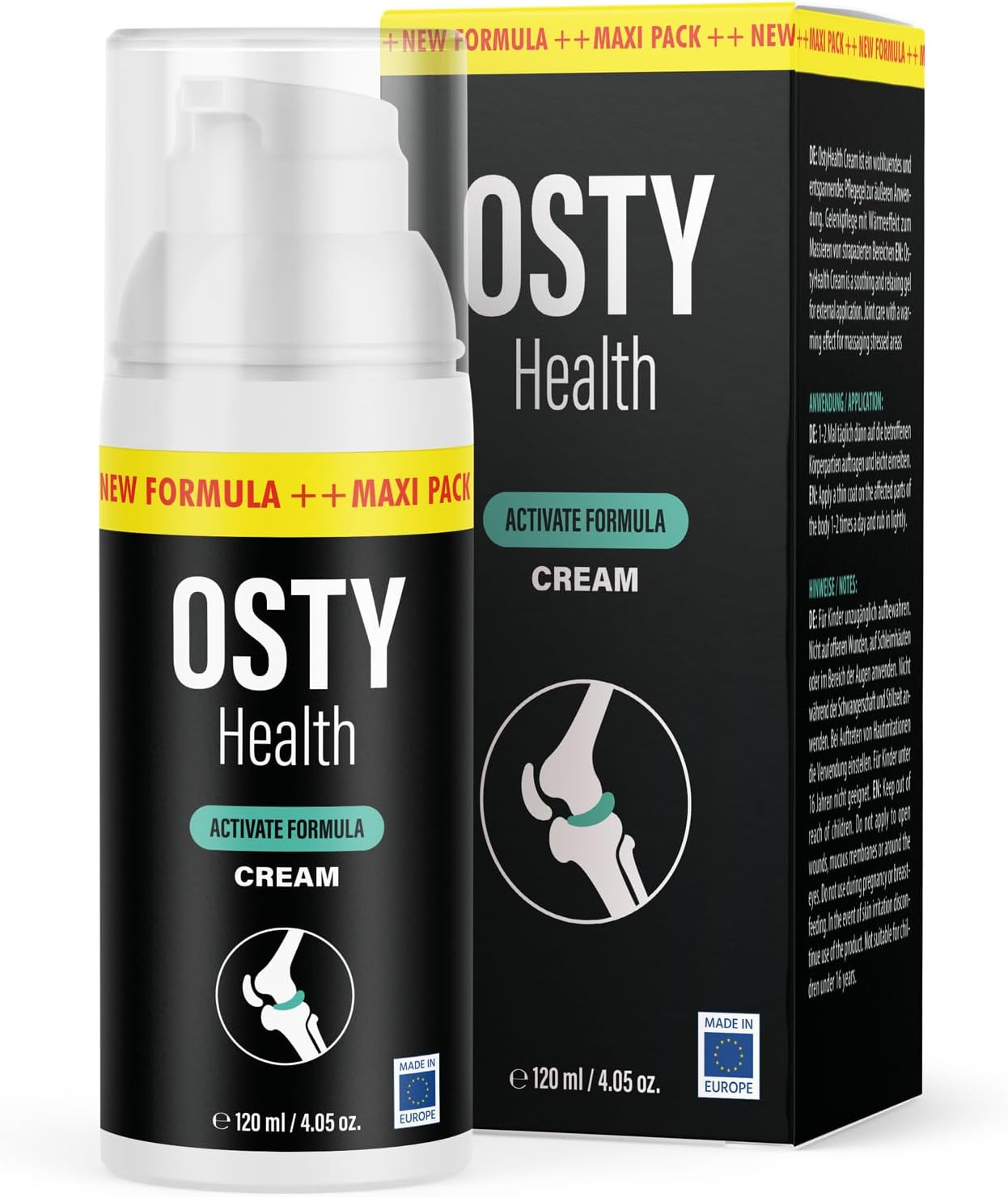 OstyHealth Cream Relaxing Care Gel Easy to Use 120 ml Content