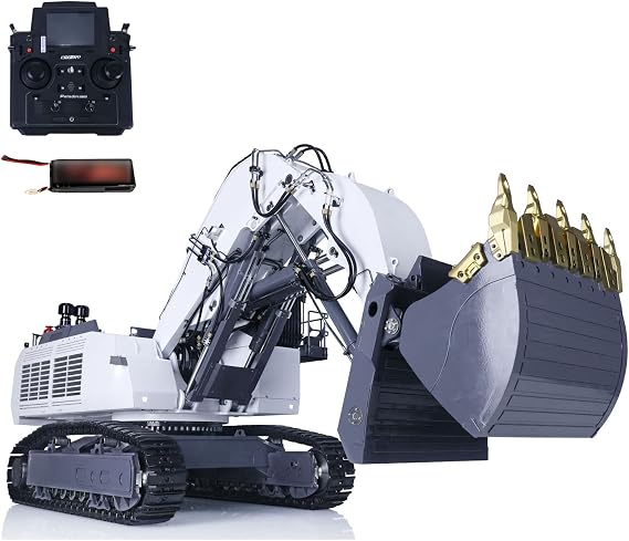 1/14 LESU مجرفة أمامية RC حفارة هيدروليكية AOUE 9150 PL18EV Lite RTR Model