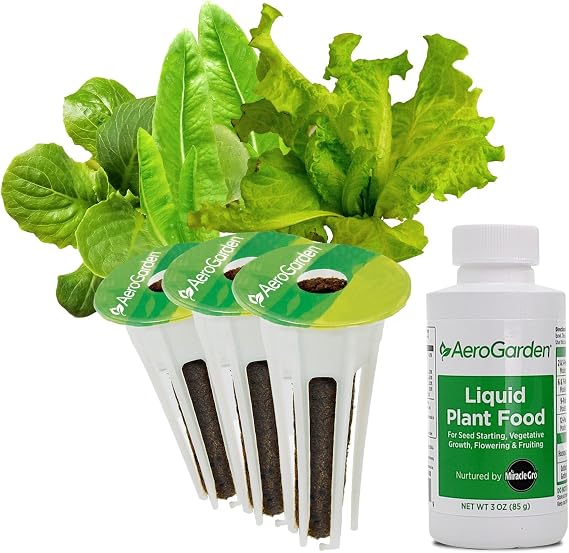 AeroGarden Heirloom Salad Greens Mix Seed Pod Kit - Salad Kit for AeroGarden Indoor Garden، 3 -Pod