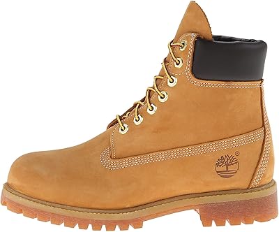حذاء Timberland Premium المقاوم للماء للرجال مقاس 6 بوصات، لون بني قمحي، 7