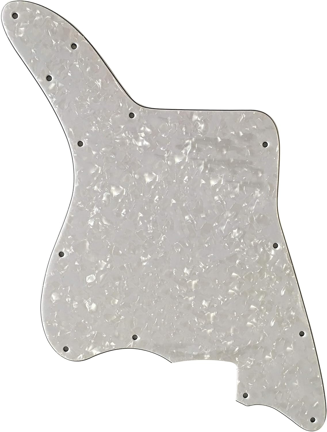 For Japan Jazzmaster Blank Guitar Pickguard Scratch Plate,4 Ply White Pearl