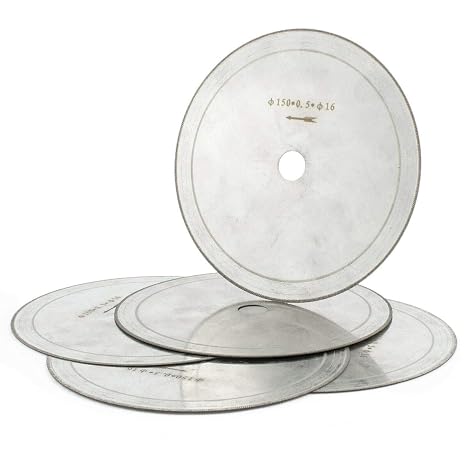 ILOVETOOL 5 Pcs 6 بوصة سوبر رقيقة حفرة الشجرة 5/8 "حافة 0.53 mm الماس شفرات المنشار جواهري