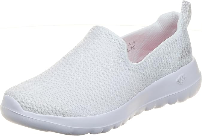 Skechers Women's Go Walk Joy Sneaker, White, 6.5 Narrow